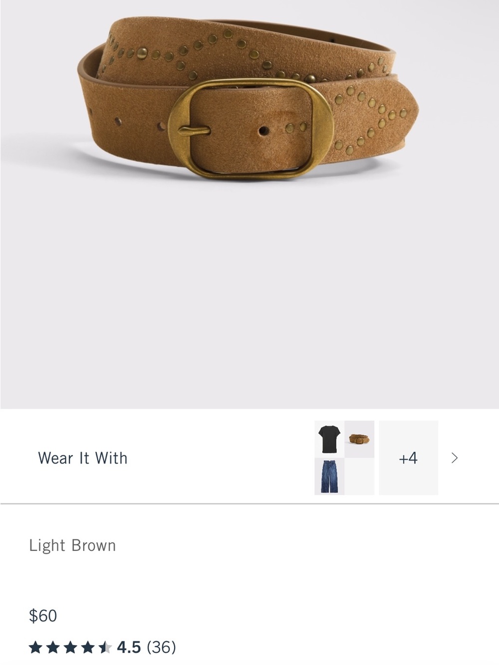Abercrombie and Fitch Women’s Belt